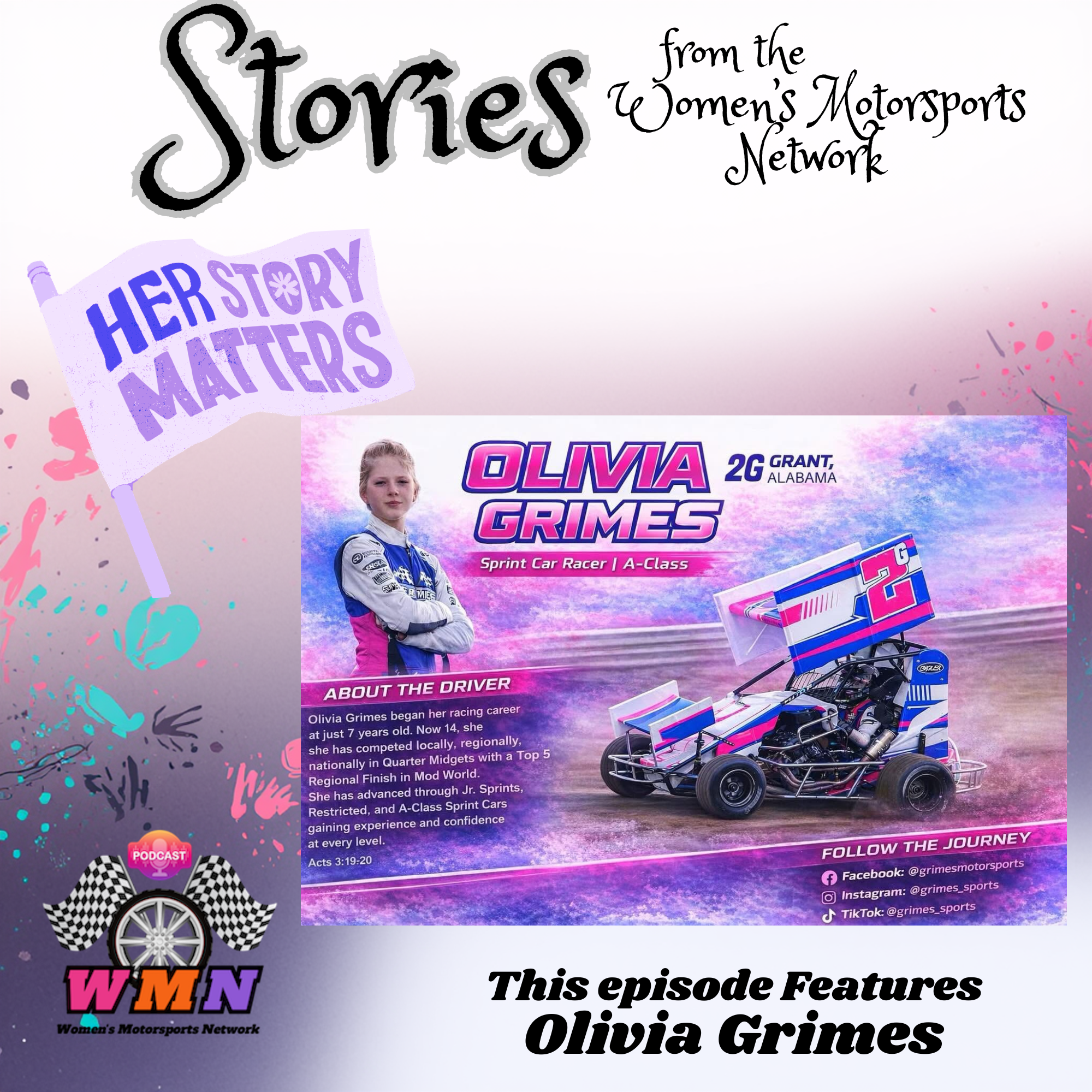 Olivia Grimes on Family, Racing, and Never Giving Up